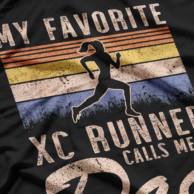 Cross Country Dad My Favorite Runner Calls Me Dad T-Shirt