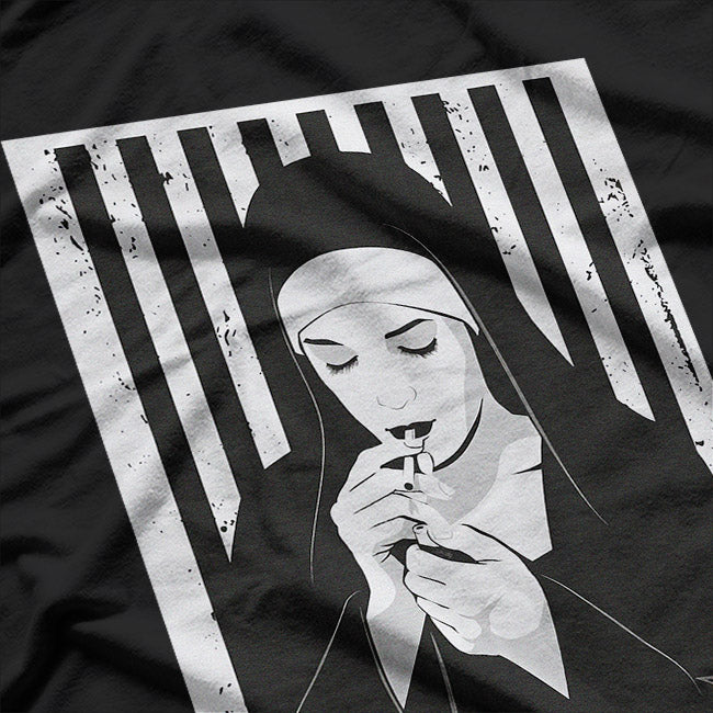 Techno Nun – Hardstyle Rave Party Vibes T-Shirt