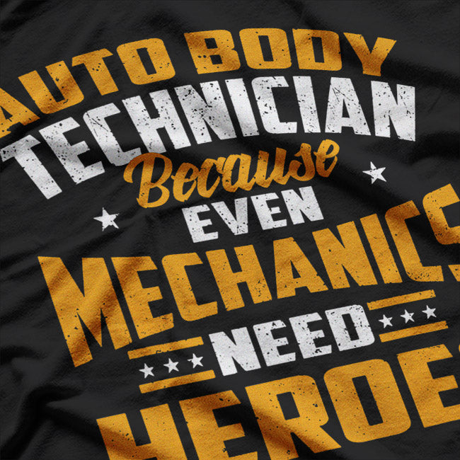 Auto Body Technician: Skilled Mechanic & Car Repair T-Shirt