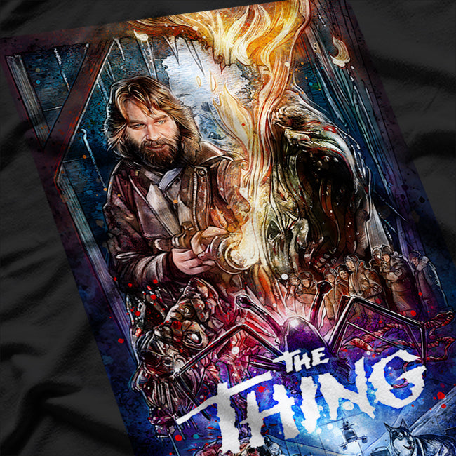 Classic Sci-Fi Horror Vintage Creature Inspired Graphic T-Shirt