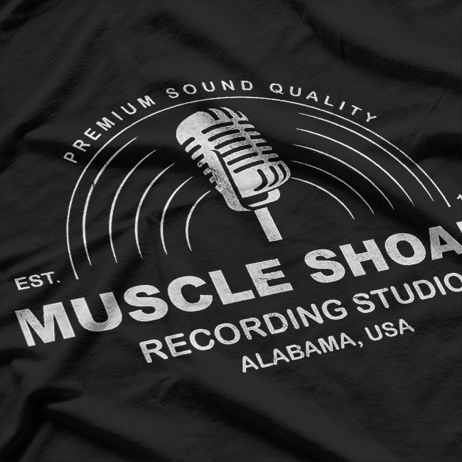 Muscle Shoals Recording Studio Distressed Official T-Shirt