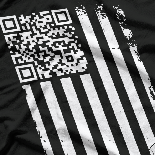 Funny QR Code Dance – Political Humor Parody Love T-Shirt