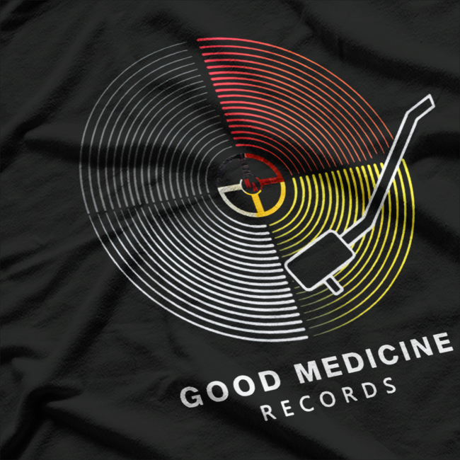 Native Medicine Wheel – Healing Balance Funny Records Love T-Shirt