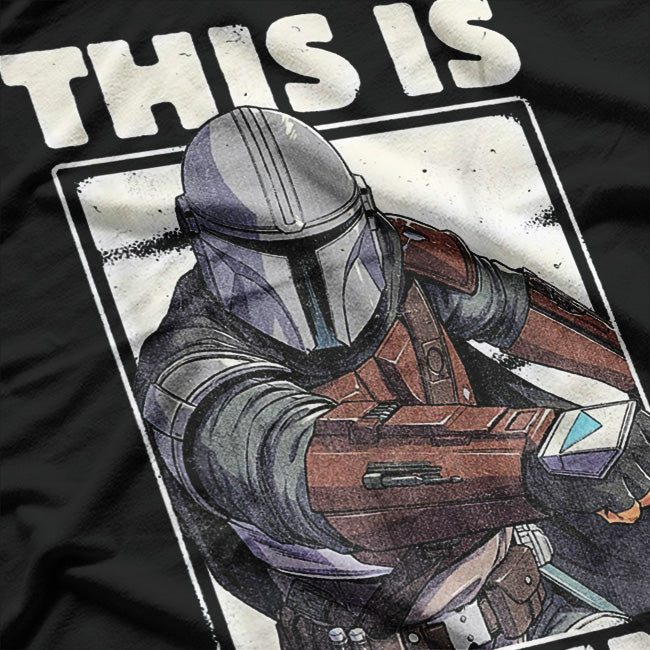 This Is the Way – Sci-Fi Portrait Art T-Shirt