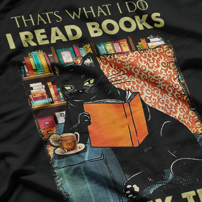 That's What I Do: I Read Books, I Drink Tea, and I Know Things T-Shirt