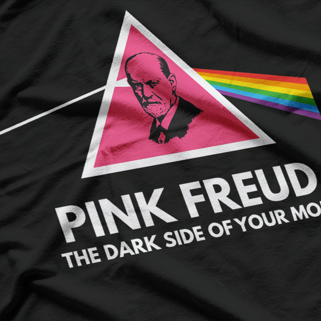 Retro Psychology Humor – Dark Side of Your Mom Quote T-Shirt