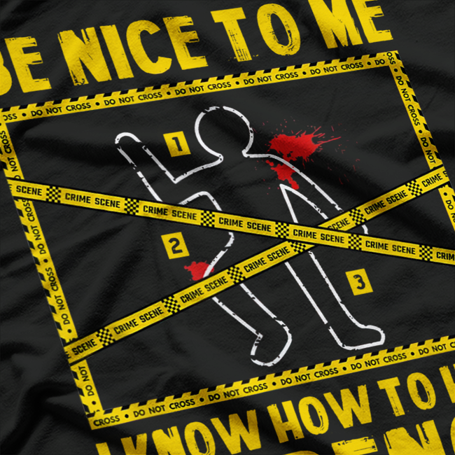 Forensic Scientist Humor – Crime Scene Investigation Funny Love T-Shirt