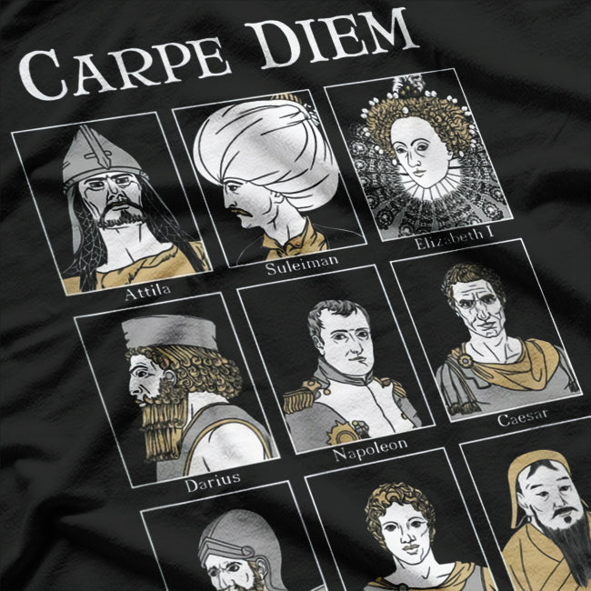 Carpe Diem: World Conquerors Military History T-Shirt