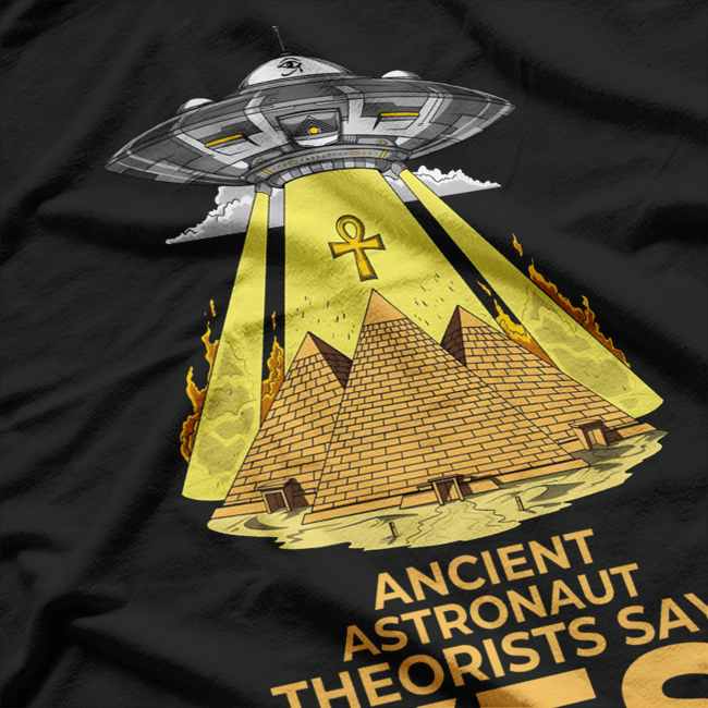 Ancient Astronaut Alien Pyramid Mystery UFO Theory FanT-Shirt