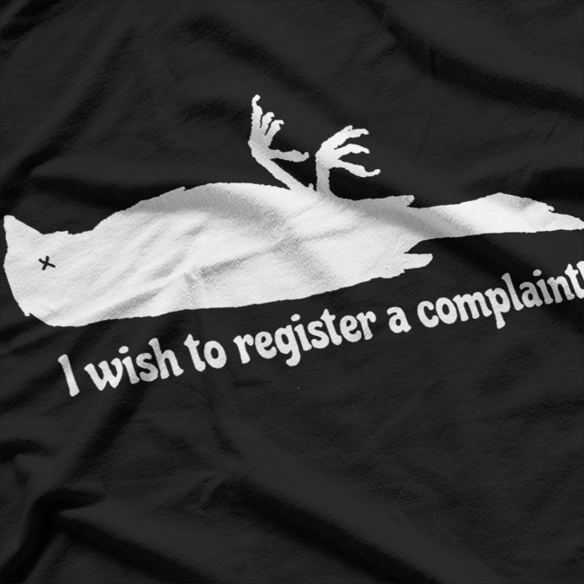 Dead Parrot Funny Comedy Sketch Inspired Graphic T-Shirt