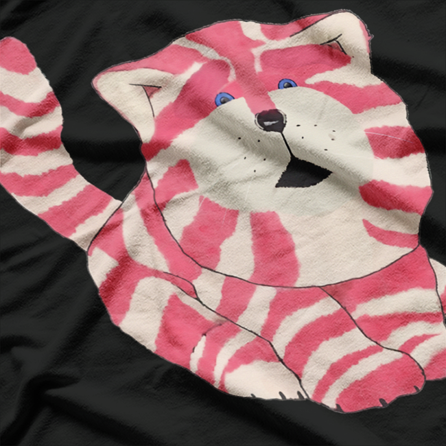 Bagpuss Cat – Cute Retro Kitty Graphic Gif T-Shirt