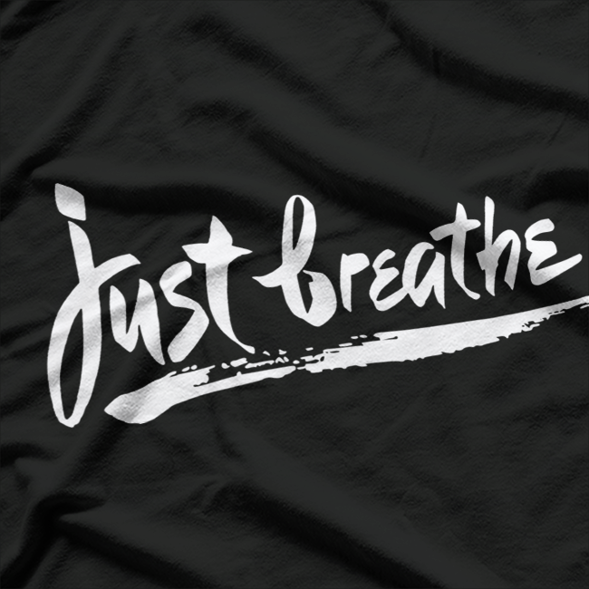 Just Breathe PTSD Awareness Mental Health Support T-Shirt