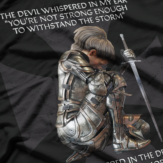 Cute Christian Cross with Bible Verse Design T-Shirt