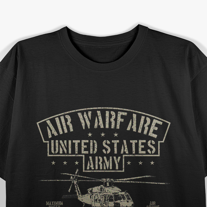 Air Warfare US Army Black Hawk Air Assault Air Cavalry T-Shirt