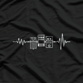 Heartbeat of a Guitarist – Pedal Life Tee T-Shirt