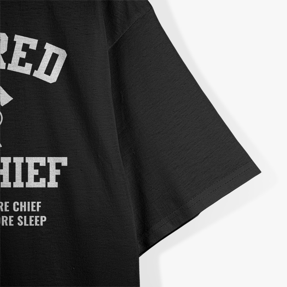 Firefighter Retirement Gifts Funny Retired Fire Chief T-Shirt