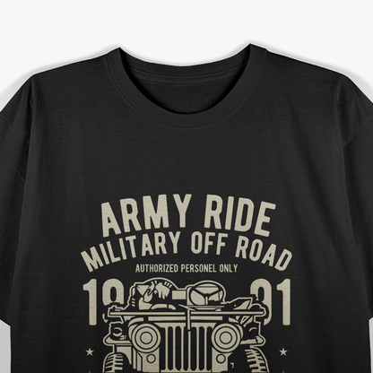 Army Ride, Military Off Road T-Shirt