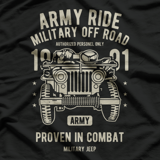 Army Ride, Military Off Road T-Shirt