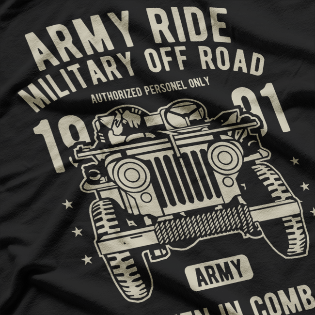 Army Ride, Military Off Road T-Shirt