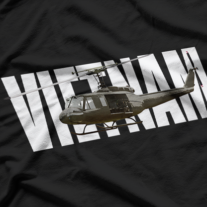 Vietnam Veterans UH 1, UH-1 Huey Helicopter T-Shirt