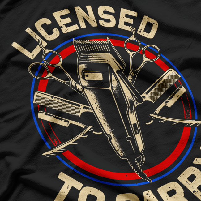 Barber Designs For Hairstyling Stylist Tools T-Shirt