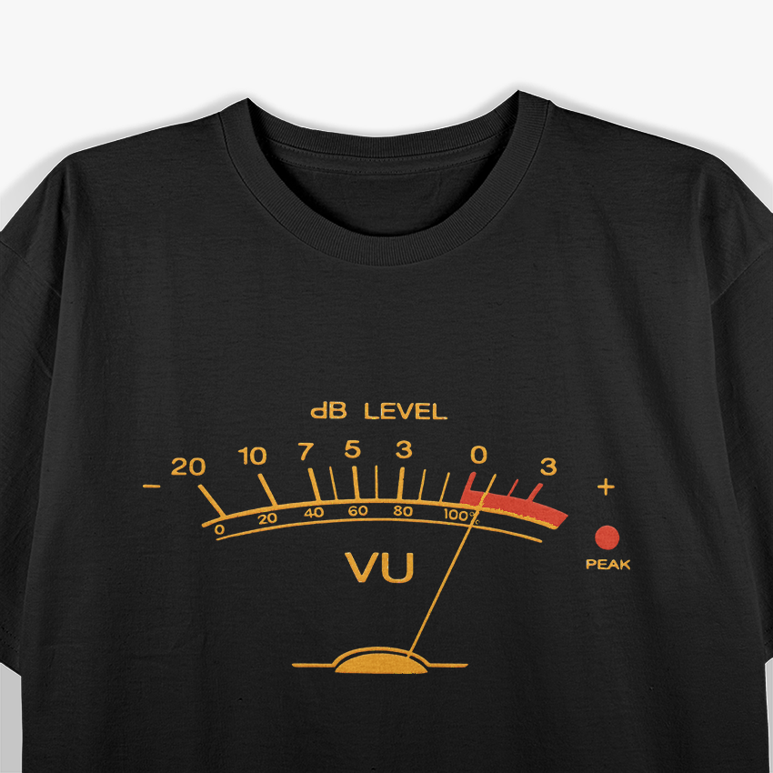 Volume VU Meter Vintage T-Shirt