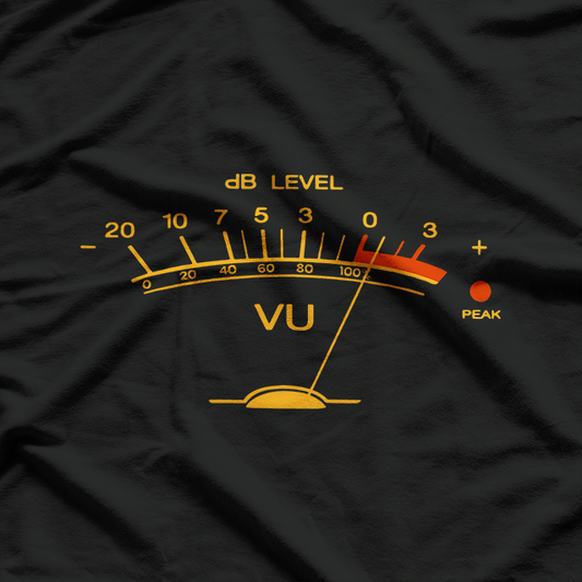 Volume VU Meter Vintage T-Shirt