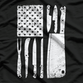Funny Chef American Flag Design For Men Women Patriot T-Shirt