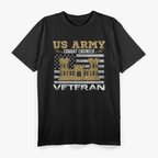 US Army, US Army Combat Engineer Veteran T-Shirt
