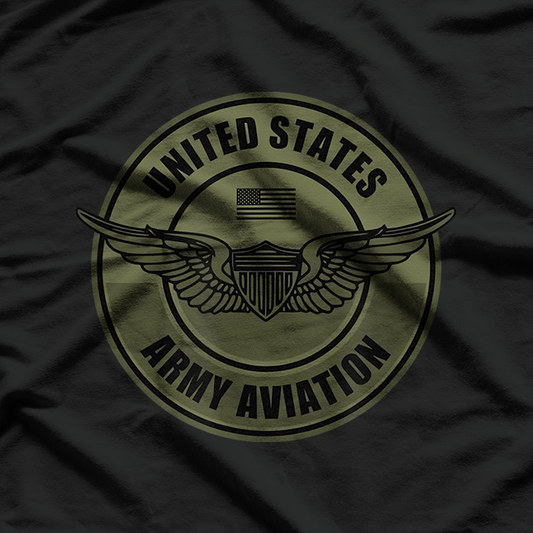 Army Aviation - Army Aviator Wings T-Shirt