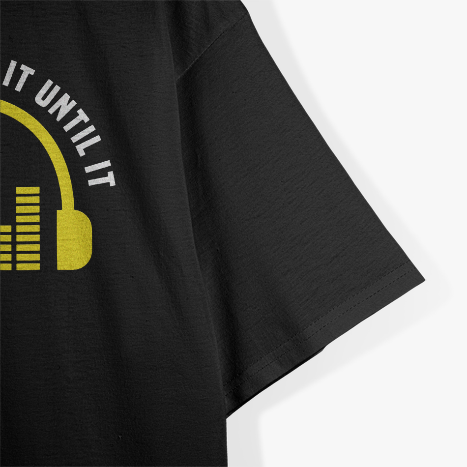 Audio Sound Engineer Recording Editor Mixing Console T-Shirt