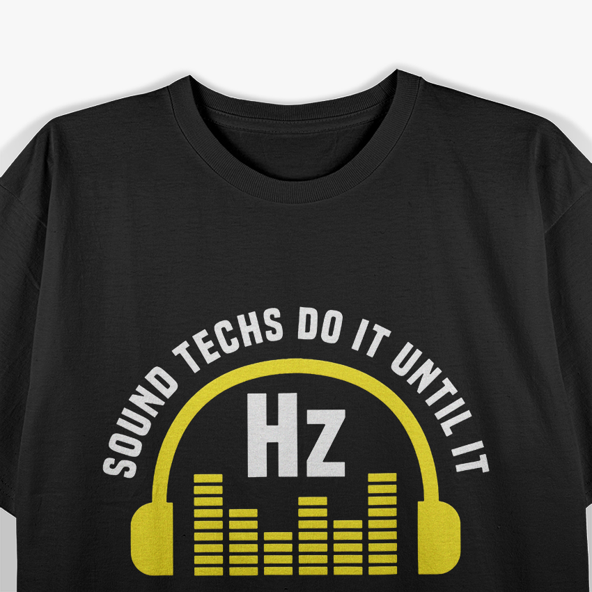 Audio Sound Engineer Recording Editor Mixing Console T-Shirt