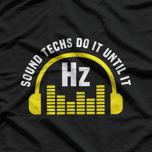 Audio Sound Engineer Recording Editor Mixing Console T-Shirt