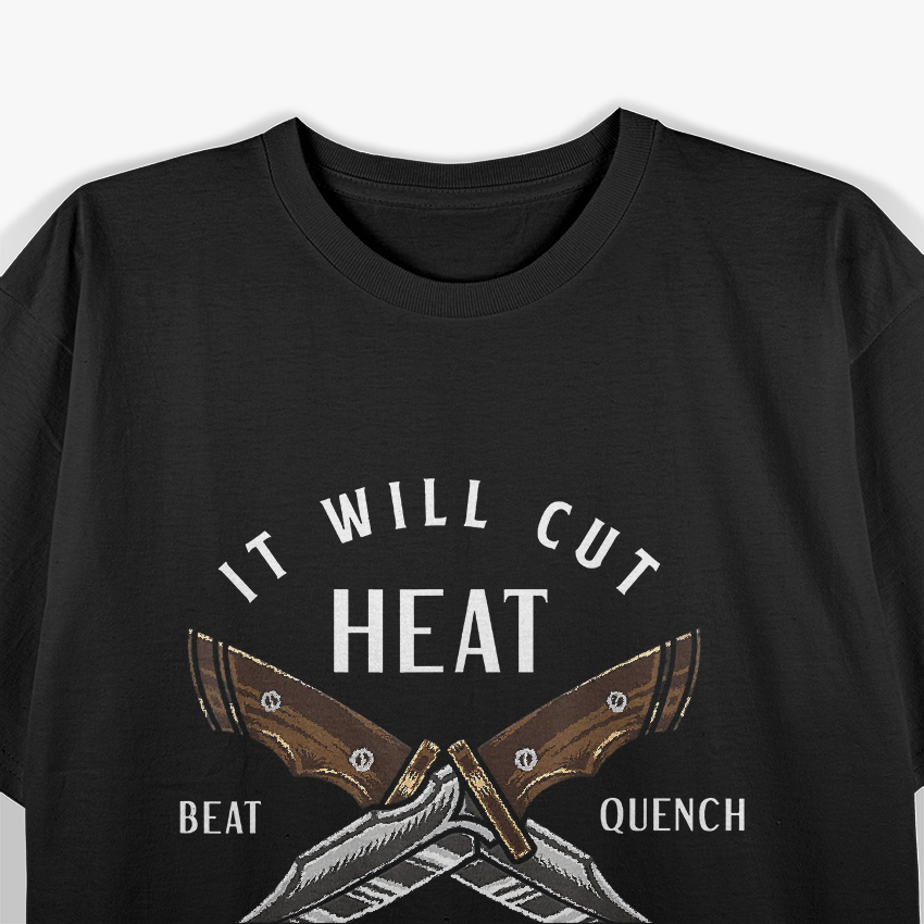 Fire Forged Knife Maker Bladesmith Blacksmith T-Shirt