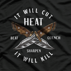 Fire Forged Knife Maker Bladesmith Blacksmith T-Shirt
