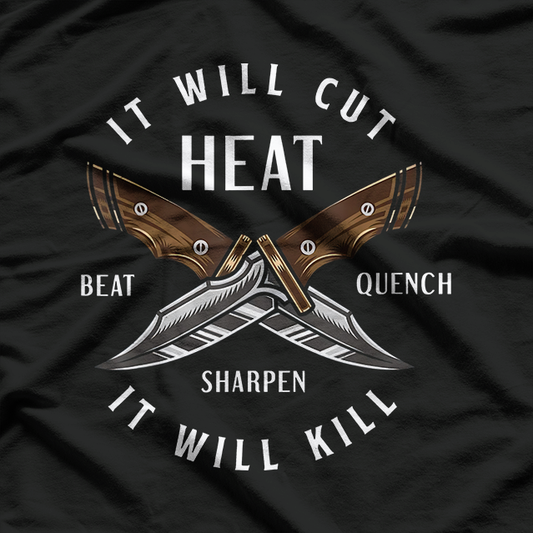 Fire Forged Knife Maker Bladesmith Blacksmith T-Shirt