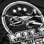 I Love Flying Airplane Aviation Pilot Design T-Shirt
