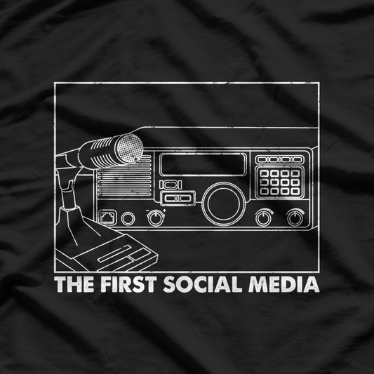 The First Social Media Ham Radio Operator T-Shirt