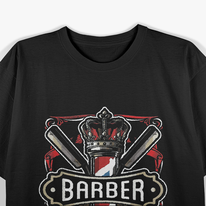 Vintage Barber Pole, Barber Gift T-Shirt