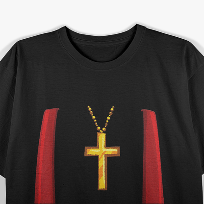 Priest Lazy Costume Minister Pastor Preacher T-Shirt