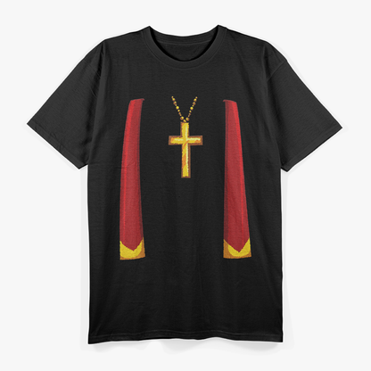 Priest Lazy Costume Minister Pastor Preacher T-Shirt