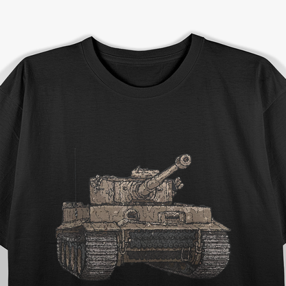 Tiger Tank VI WWII Army T-Shirt
