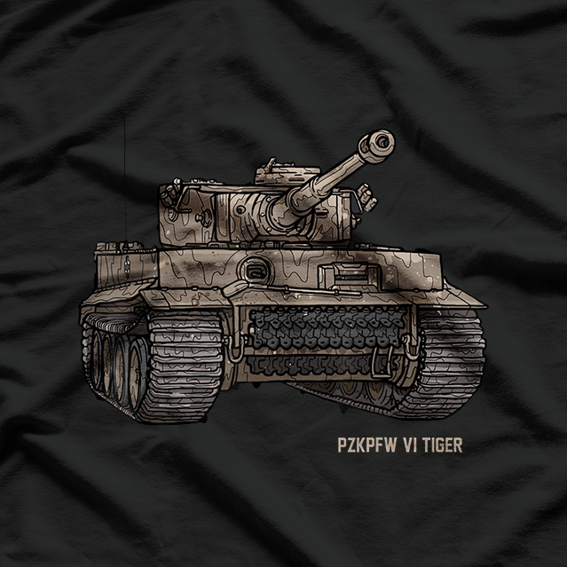 Tiger Tank VI WWII Army T-Shirt