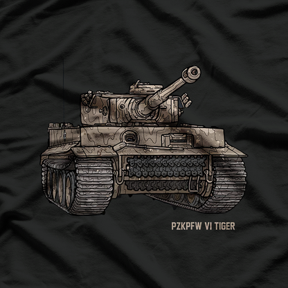 Tiger Tank VI WWII Army T-Shirt