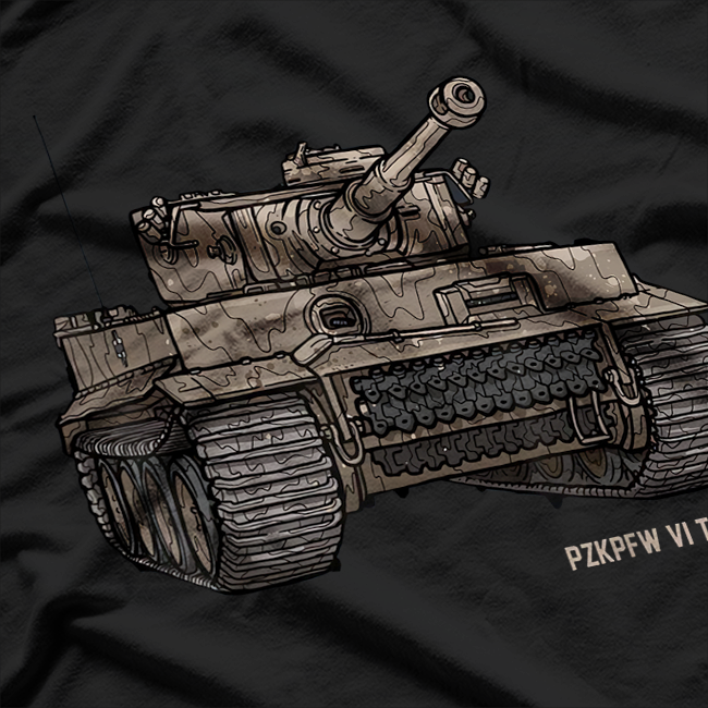 Tiger Tank VI WWII Army T-Shirt