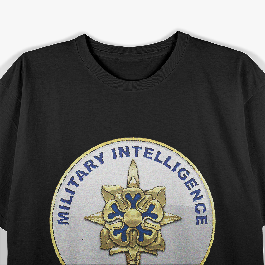 US Army Military Intelligence Branch Veteran Morale T-Shirt