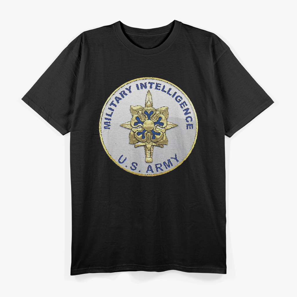 US Army Military Intelligence Branch Veteran Morale T-Shirt