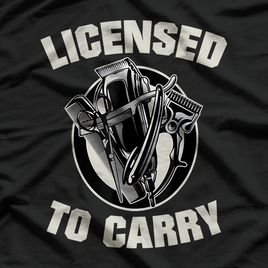 Barber License, Barber Shop, Barber T-Shirt
