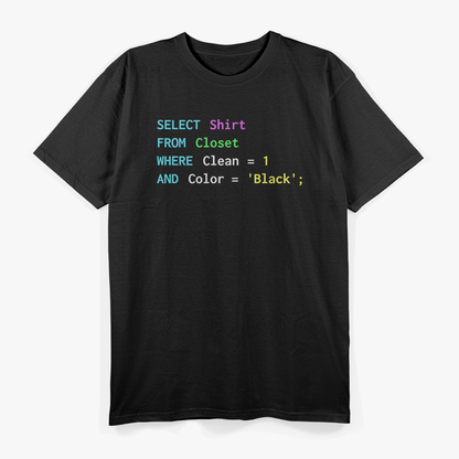 SQL for SQL programmers DBA DB T-Shirt