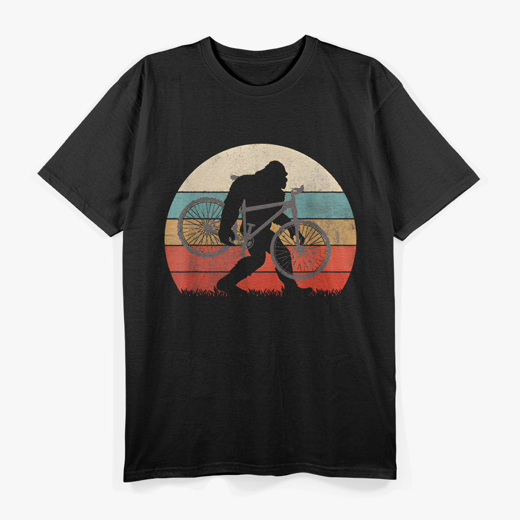 Bigfoot Mountain Bike Funny Cycling Sasquatch T-Shirt